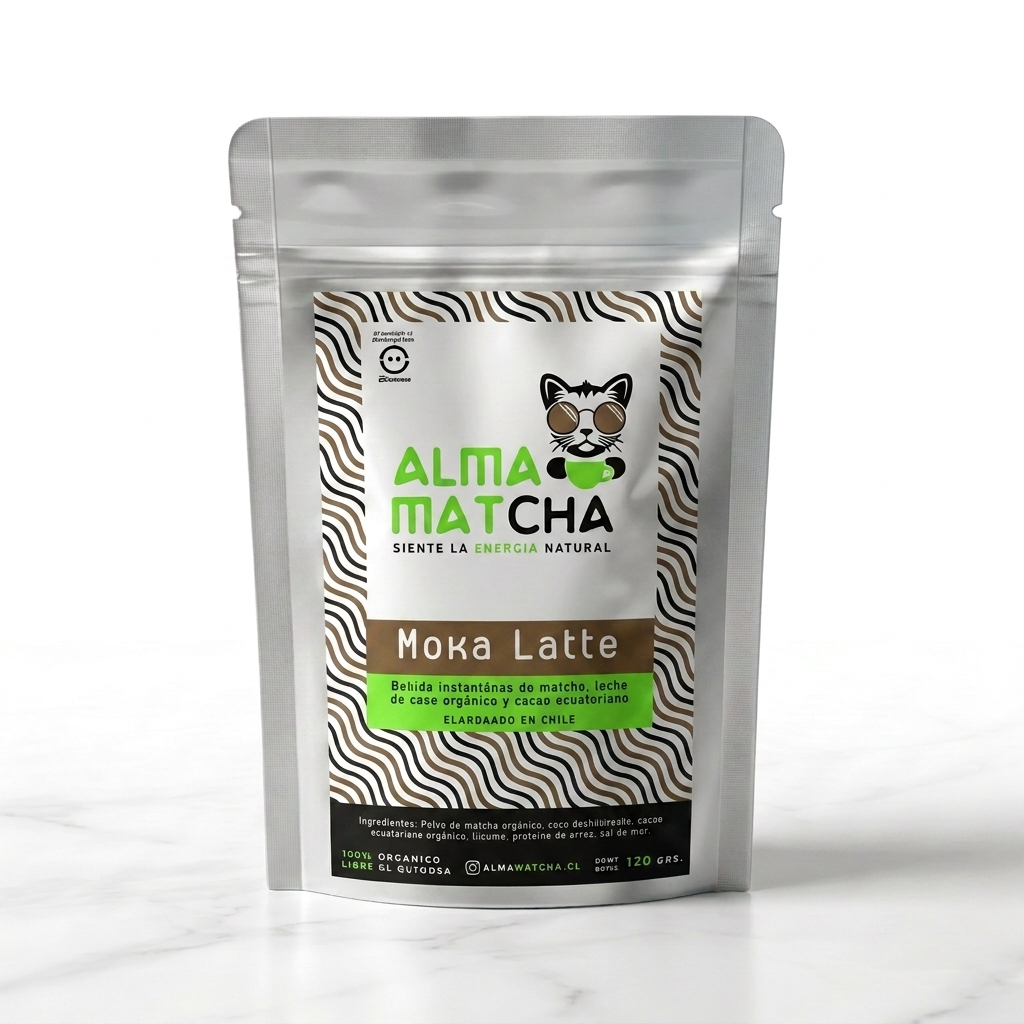 Té Moka Matcha Latte 120 gr (con cacao y lúcuma)