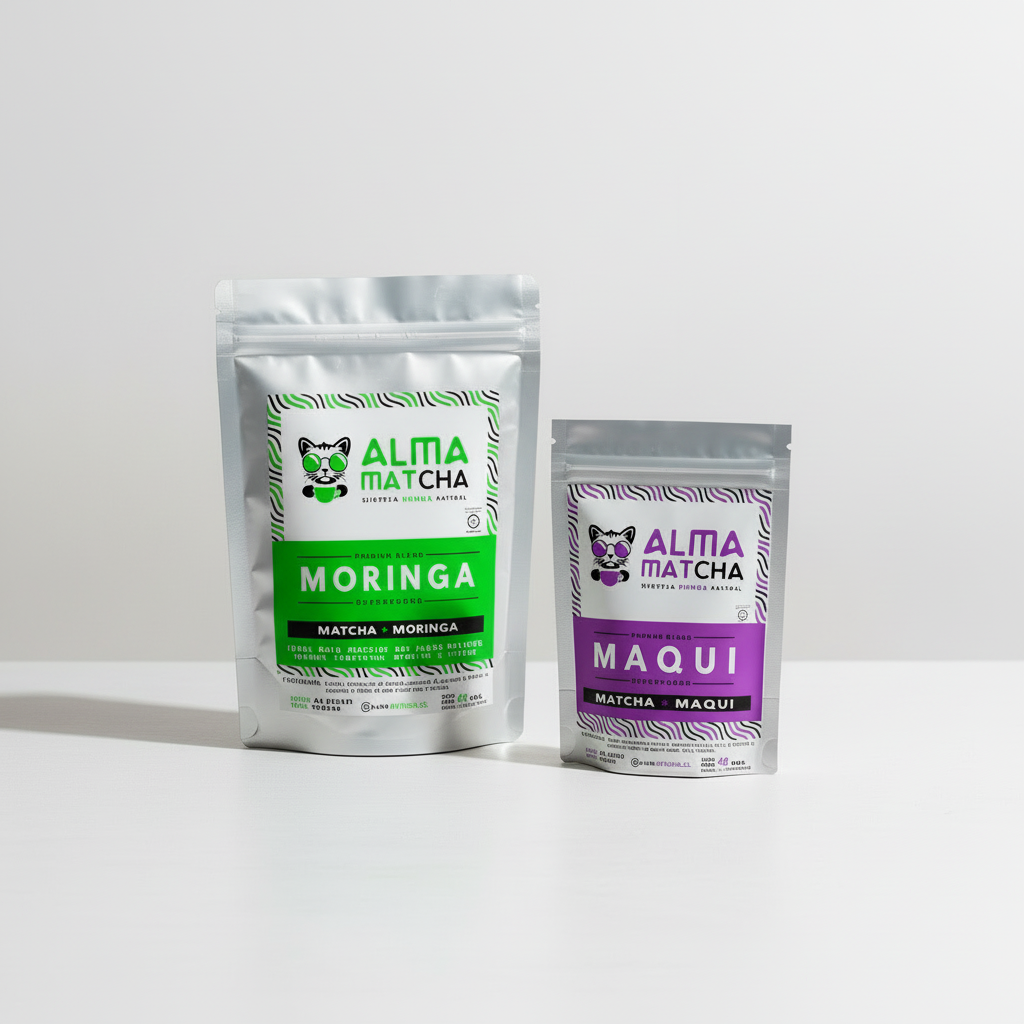 DÚO Vitality Matcha - Pack Superblends | Moringa Superblend 90 g ➕Maqui Superblend 45 g